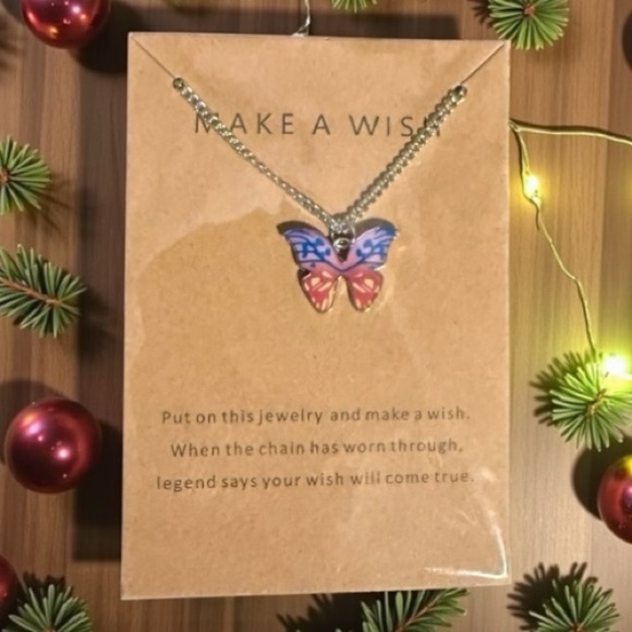 Unbranded Jewelry - Make A Wish Butterfly Necklace